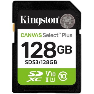 Kingston 128GB SD Canvas Select Plus Class10 U1